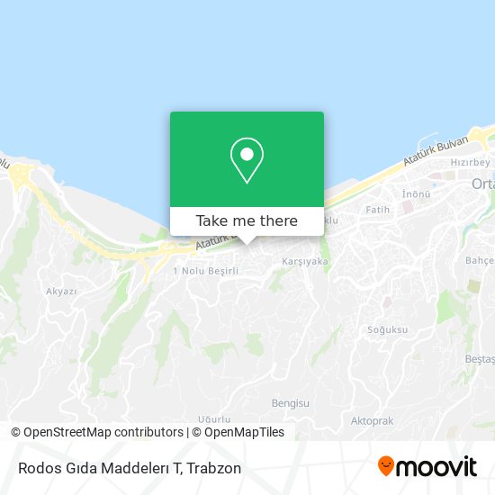 Rodos Gıda Maddelerı T map