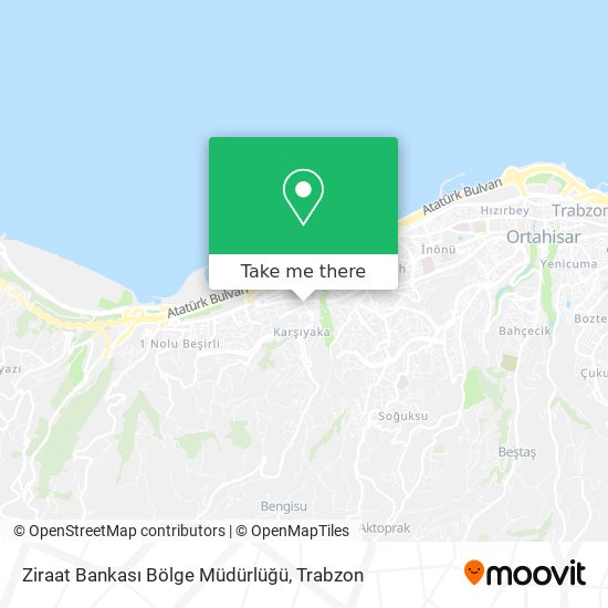 Ziraat Bankası Bölge Müdürlüğü map