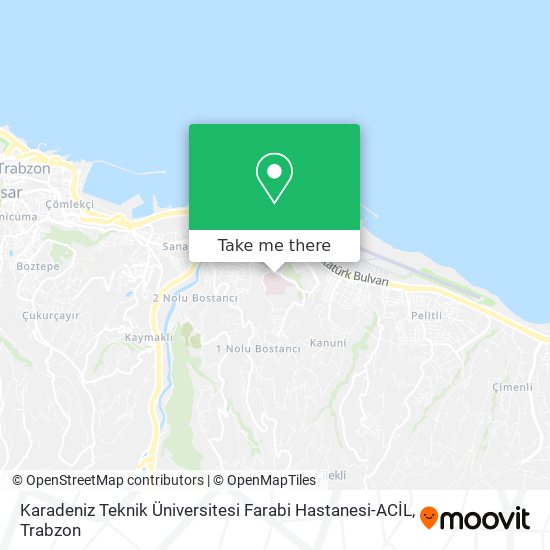 Karadeniz Teknik Üniversitesi Farabi Hastanesi-ACİL map