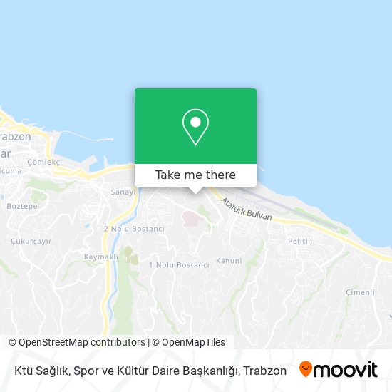 Ktü Sağlık, Spor ve Kültür Daire Başkanlığı map