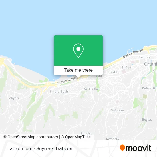 Trabzon Icme Suyu ve map