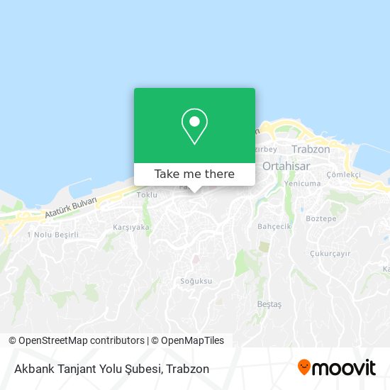 Akbank Tanjant Yolu Şubesi map