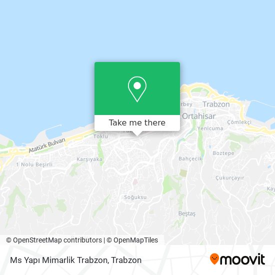 Ms Yapı Mimarlik Trabzon map