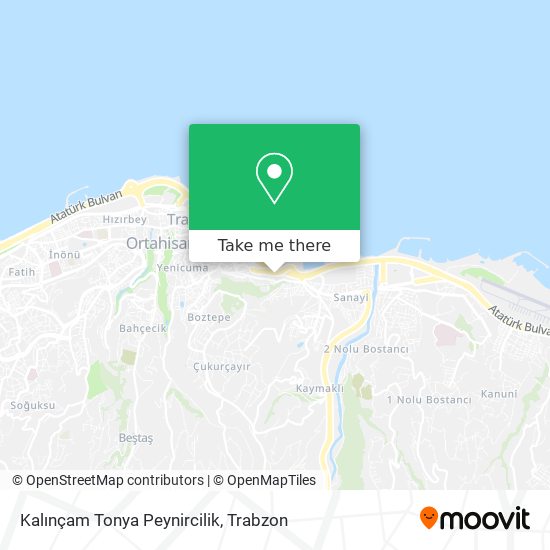 Kalınçam Tonya Peynircilik map