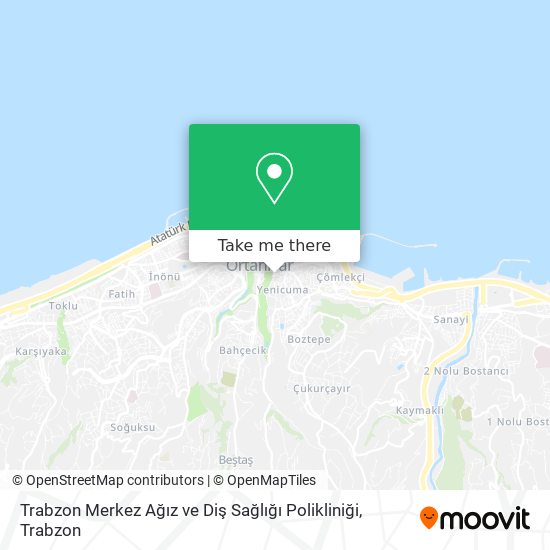 Trabzon Merkez Ağız ve Diş Sağlığı Polikliniği map