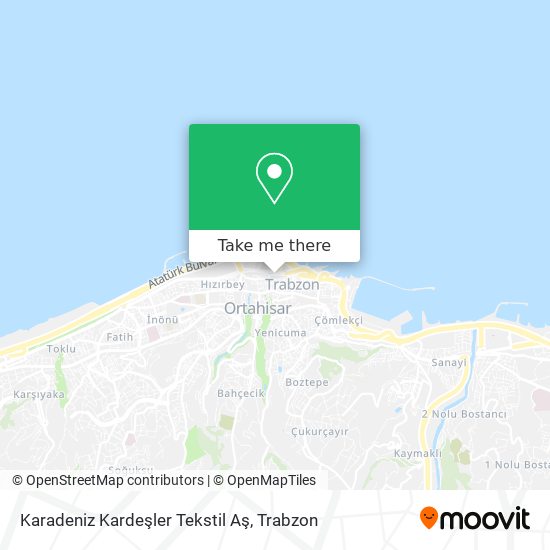 Karadeniz Kardeşler Tekstil Aş map