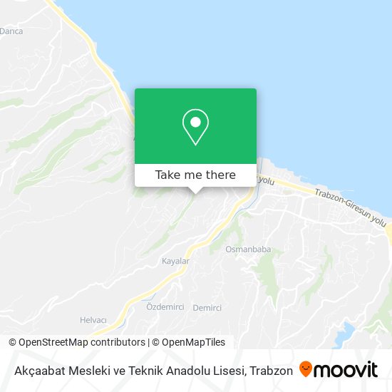 Akçaabat Mesleki ve Teknik Anadolu Lisesi map