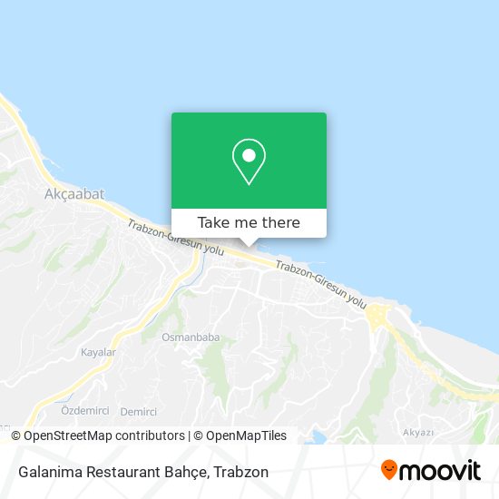 Galanima Restaurant Bahçe map