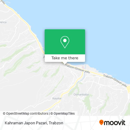 Kahraman Japon Pazari map