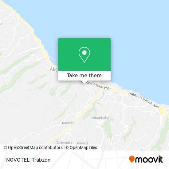 NOVOTEL map