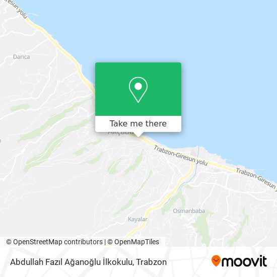 Abdullah Fazıl Ağanoğlu İlkokulu map