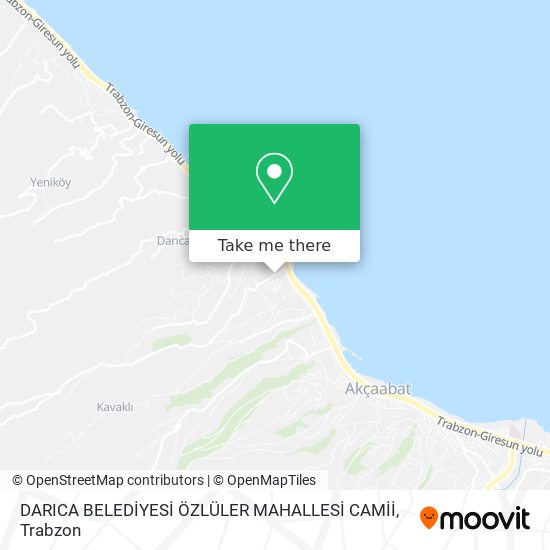 DARICA BELEDİYESİ ÖZLÜLER MAHALLESİ CAMİİ map