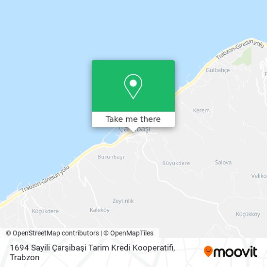 1694 Sayili Çarşibaşi Tarim Kredi Kooperatifi map