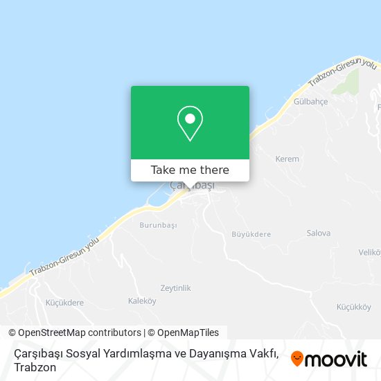 Çarşıbaşı Sosyal Yardımlaşma ve Dayanışma Vakfı map