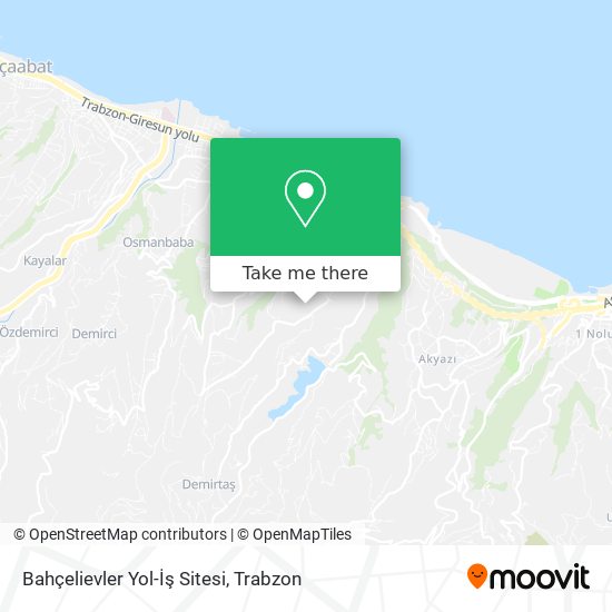 Bahçelievler Yol-İş Sitesi map