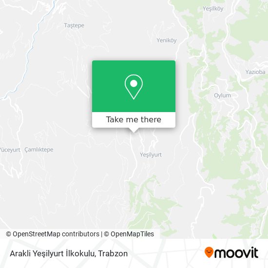 Arakli Yeşilyurt İlkokulu map