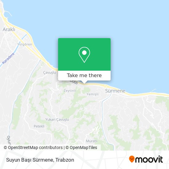 Suyun Başı Sürmene map