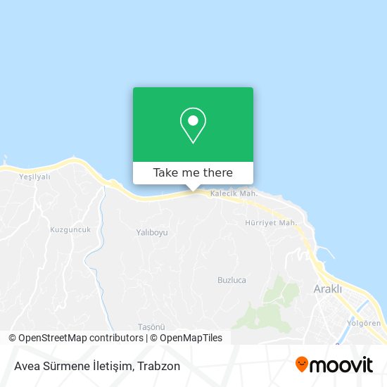 Avea Sürmene İletişim map
