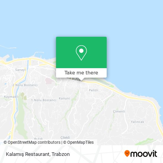 Kalamış Restaurant map