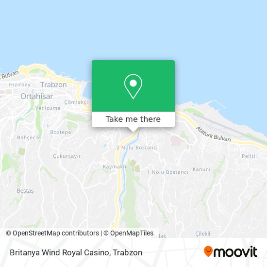 Britanya Wind Royal Casino map