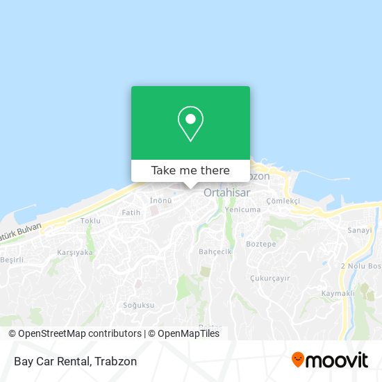 Bay Car Rental map