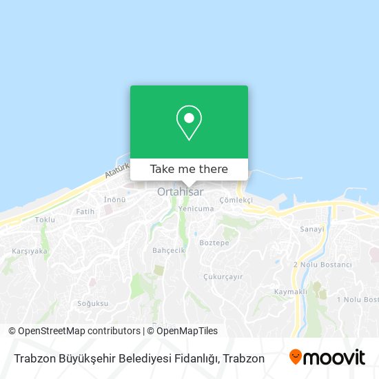 Trabzon Büyükşehir Belediyesi Fidanlığı map