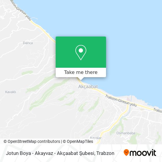 Jotun Boya - Akayvaz - Akçaabat Şubesi map