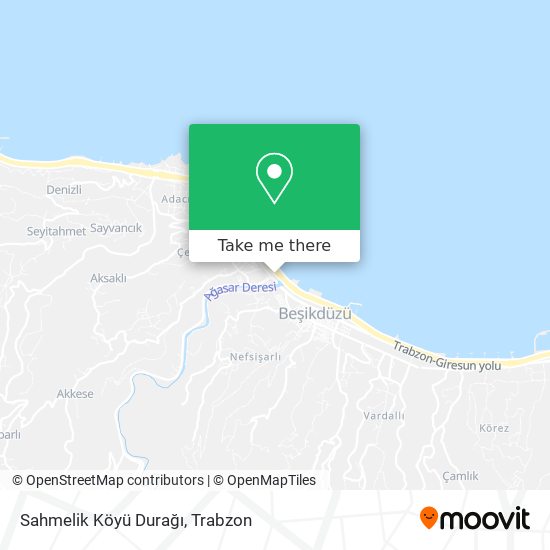 Sahmelik Köyü Durağı map