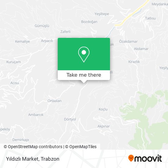 Yıldızlı Market map