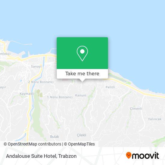 Andalouse Suite Hotel map