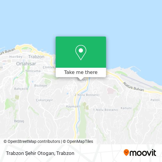 Trabzon Şehir Otogarı map