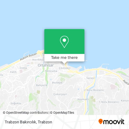 Trabzon Bakırcılık map