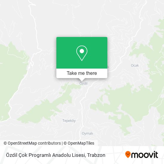 Özdil Çok Programlı Anadolu Lisesi map