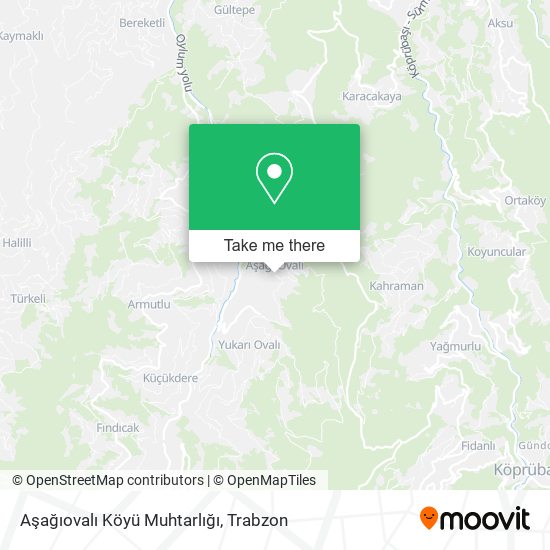Aşağıovalı Köyü Muhtarlığı map