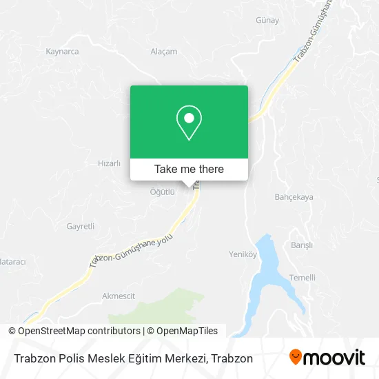 Trabzon Polis Meslek Eğitim Merkezi map