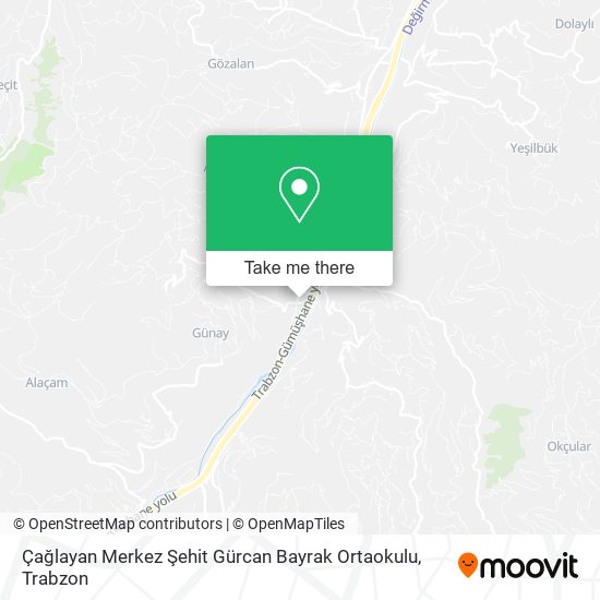 Çağlayan Merkez Şehit Gürcan Bayrak Ortaokulu map