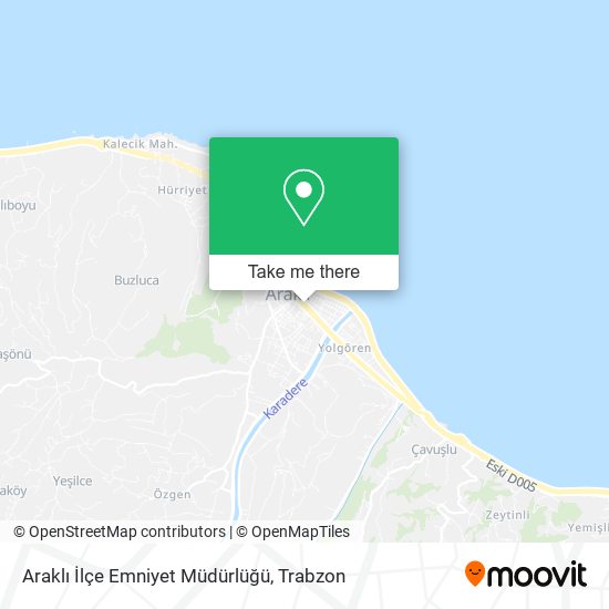 Araklı İlçe Emniyet Müdürlüğü map