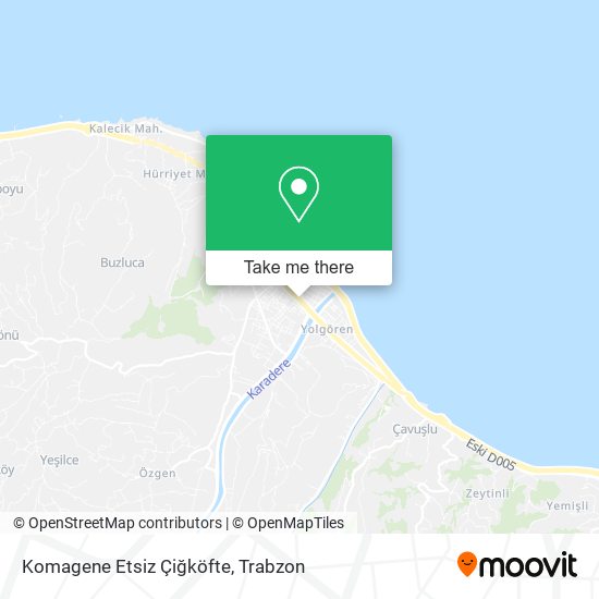 Komagene Etsiz Çiğköfte map
