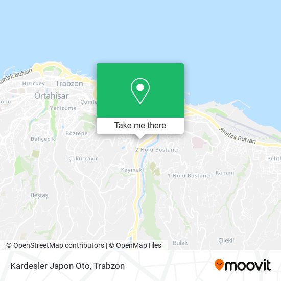 Kardeşler Japon Oto map