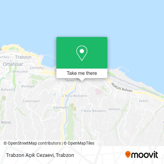 Trabzon Açık Cezaevi map