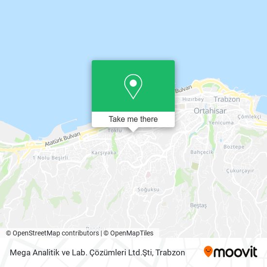 Mega Analitik ve Lab. Çözümleri Ltd.Şti map