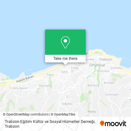 Trabzon Eğitim Kültür ve Sosyal Hizmetler Derneği map