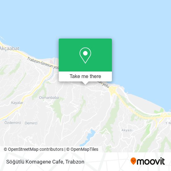 Söğütlü Komagene Cafe map