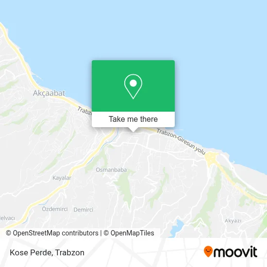 Kose Perde map