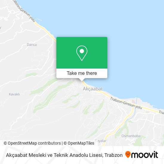 Akçaabat Mesleki ve Teknik Anadolu Lisesi map