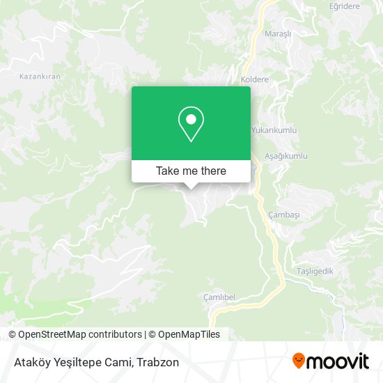 Ataköy Yeşiltepe Cami map