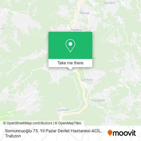 Somuncuoğlu 75. Yıl Pazar Devlet Hastanesi-ACİL map