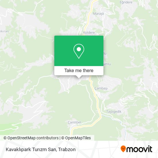 Kavaklıpark Turızm San map