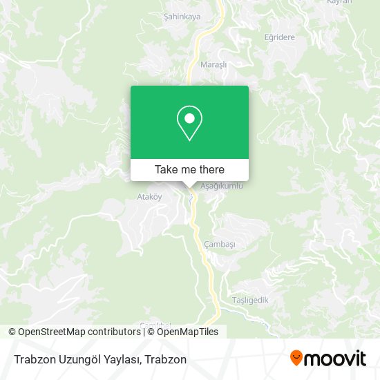 Trabzon Uzungöl Yaylası map