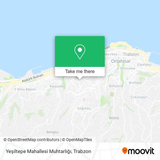 Yeşiltepe Mahallesi Muhtarlığı map